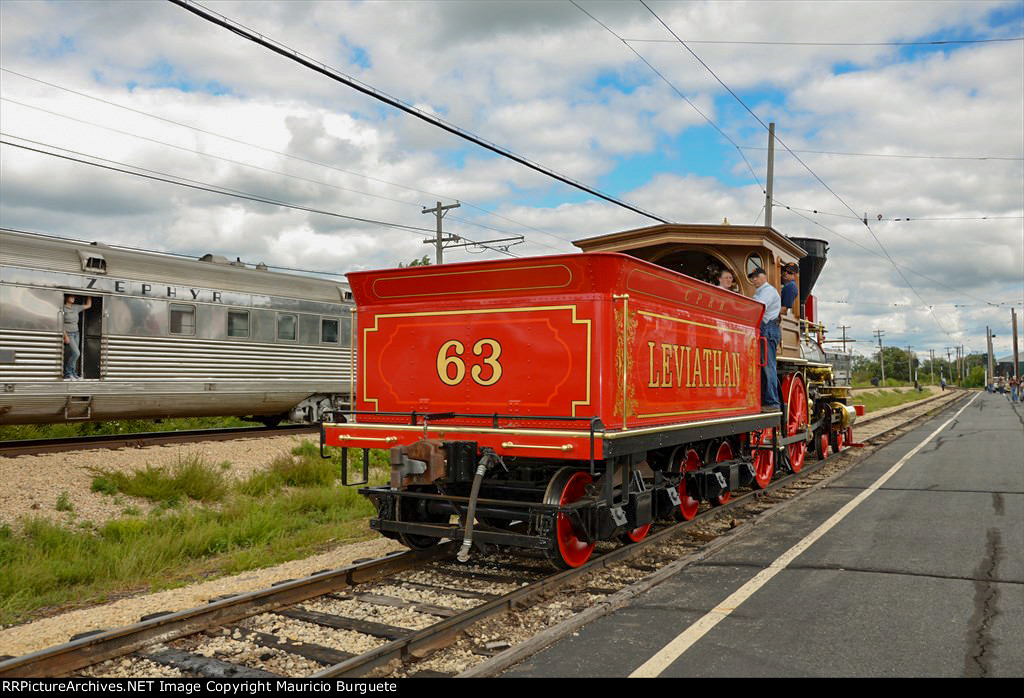 CPRR Leviathan Steam Locomotive